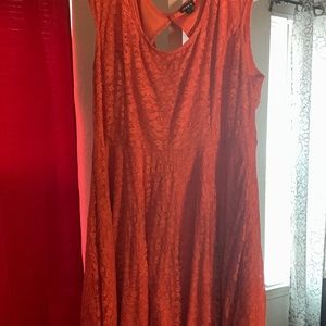Torrid orange dress 3x
